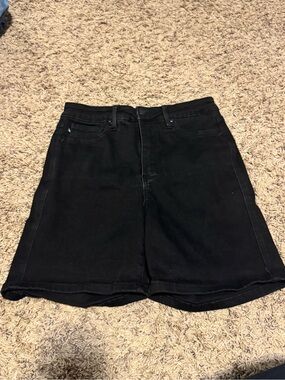 Judy Blue High-Waist Black Denim Shorts